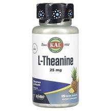 KAL, L-Theanine Pineapple 25 mg, L-Теанін, 120 таблеток