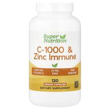 Вітамін C C-1000 & Zinc Immune 120 Veg Super Nutrition Вітамін C C-1000 & Zinc Immune 120 Veg Super Nutrition