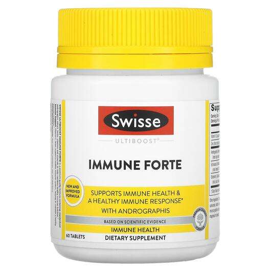 Основное фото товара Swisse, Поддержка иммунитета, Ultiboost Immune Forte, 60 таблеток
