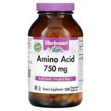 Bluebonnet, Amino Acid 750 mg, Амінокислоти, 180 капсул