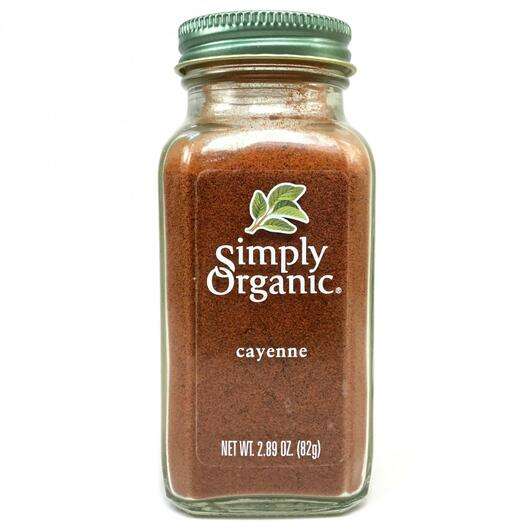 Основное фото товара Simply Organic, Кайенский перец, Cayenne, 82 г