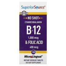 Superior Source, Цианокобаламин B12, Cyanocobalamin B-12 &...