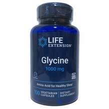 Life Extension, Glycine 1000 mg, Гліцин 1000 мг, 100 капсул