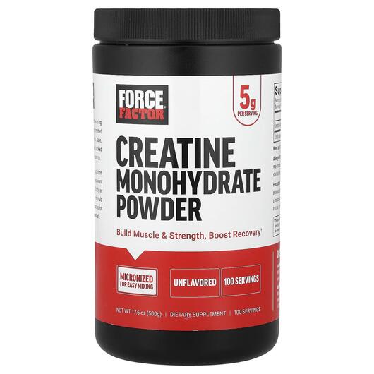 Основне фото товара Creatine Monohydrate Powder Unflavored, Креатин, 500 г