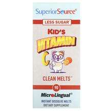 Superior Source, Витамин C, Kid's Vitamin C Clean Melts Orange...