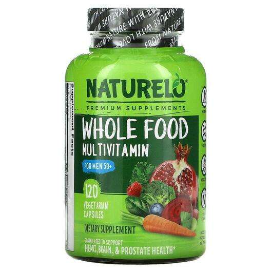 Основное фото товара Naturelo, Мультивитамины для мужчин 50+, Whole Food Multivitam...
