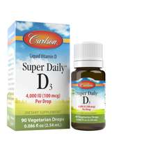 Вітамін D3 Super Daily D3 4000 IU 100 mcg Carlson 2.54 мл Вітамін D3 Super Daily D3 4000 IU 100 mcg Carlson 2.54 мл