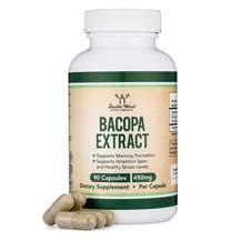 Double Wood, Бакопа 450 мг, Bacopa Extract 450 mg, 90 капсул