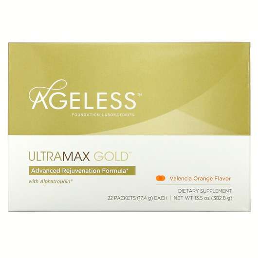 Основне фото товара Ageless, UltraMax Gold Advanced, Ультра Макс, 17 г