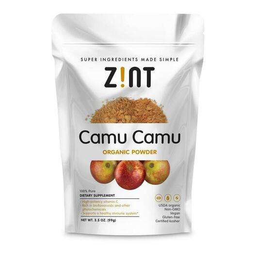 Основне фото товара Zint, Camu Camu Organic Powder, Мірціарія сумнівна Порошок, 99 г