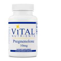 Vital Nutrients, Pregnenolone 10 mg, Прегненолон, 60 капсул
