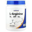 Nutricost, L-Аргинин, L-Arginine Unflavored, 1 кг