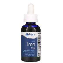 Trace Minerals, Ionic Iron 22 mg 1, Залізо, 56 мл