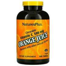Natures Plus, Витамин C, Orange Juice Vitamin C Supplement 500...
