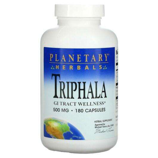 Основне фото товара Planetary Herbals, Triphala GI Tract Wellness 500 mg, Підтримк...