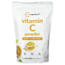 Вітамін C Pure Vitamin C Powder Unflavored Micro 1 кг Вітамін C Pure Vitamin C Powder Unflavored Micro 1 кг