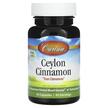 Carlson, Антиоксиданты, Ceylon Cinnamon, 45 капсул