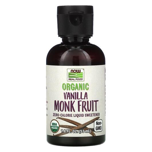 Основное фото товара Real Food Organic Monk Fruit Liquid Sweetener Vanilla Основное фото товара Real Food Organic Monk Fruit Liquid Sweetener, Натуральный подсла