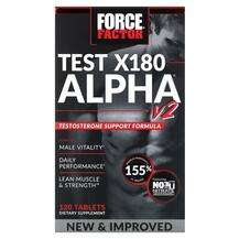 Force Factor, Test X180 Alpha V2, Бустер Тестостерону, 120 таб...
