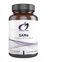 Designs for Health, S-Аденозил-L-метионин, SAMe, 30 капсул