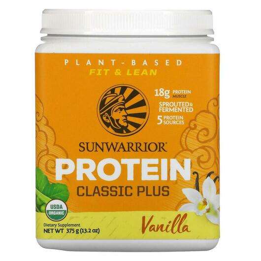 Основне фото товара Sunwarrior, Classic Plus Protein Organic Plant Based Vanilla 1...