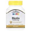 Фото товара 21st Century, Биотин 10000 мкг, Biotin 10000 mcg, 120 таблеток