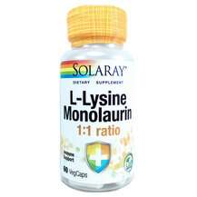 Solaray, L-Lysine Monolaurin 1:1 Ratio, 60 Capsules