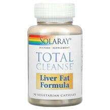 Solaray, Поддержка печени, Total Cleanse Liver Fat Formula, 90...
