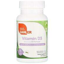 Zahler, Vitamin D3 50000 IU, Vitamin D3 50000 IU 120, 120 капсул