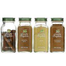 Simply Organic, Специи, Baking Essentials Organic Spice Kit Va...