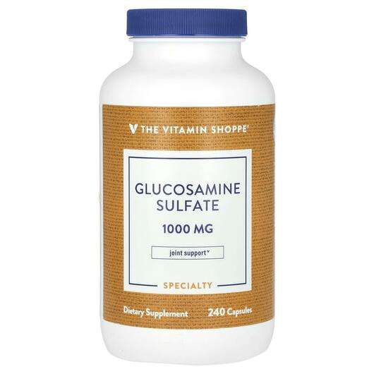 Основное фото товара The Vitamin Shoppe, Глюкозамин Хондроитин, Glucosamine Sulfate...