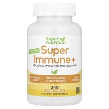 Мультивітаміни Super Immune+ Super Nutrition 240 капсул