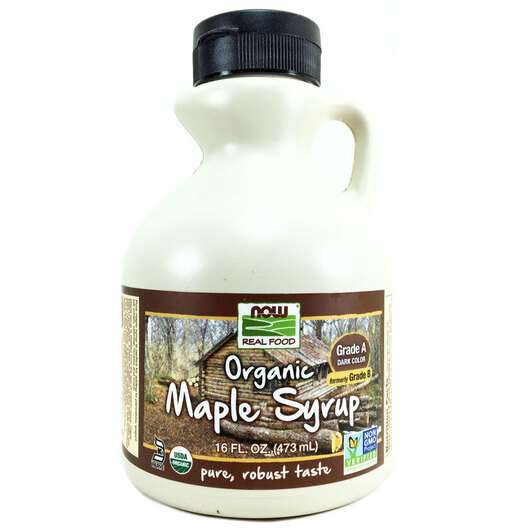 Основное фото товара Now, Кленовый сироп, Maple Syrup, 473 мл