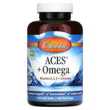 Carlson, ACES + Omega, Омега-3, 120 капсул