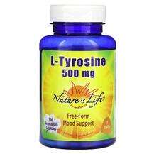 Natures Life, L-Тирозин, L-Tyrosine 500 mg, 100 капсул