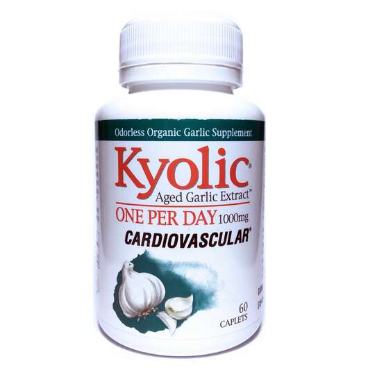 Основне фото товара Kyolic, Aged Garlic Extract 1000 mg, Екстракт Часнику, 60 капсул