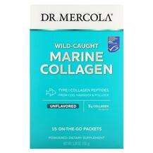 Dr Mercola, Wild-Caught Marine Collagen Unflavored, 15 Packets