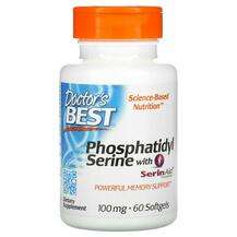 Doctor's Best, Phosphatidylserine with SerinAid 100 mg, 60 Sof...