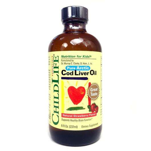 Основне фото товара ChildLife, Pure Arctic Cod Liver Oil, Олія з печінки тріски, 2...