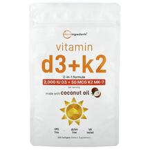 Вітаміни D3 K2 Vitamin D3 + K2 Micro Ingredients