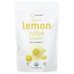Фото товара Порошковый сок, Organic Lemon Juice Powder, 284 г