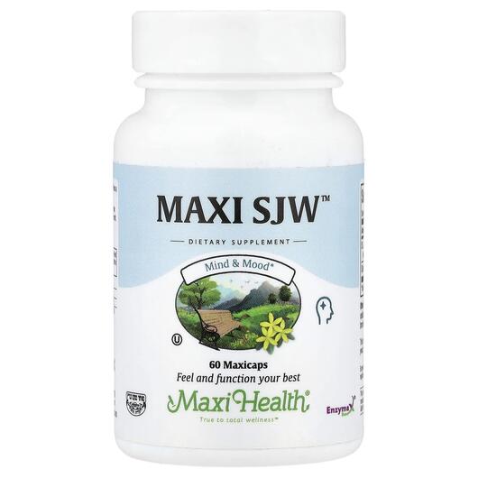 Основне фото товара Maxi Health, Maxi SJW, Підтримка мозку, 60 капсул