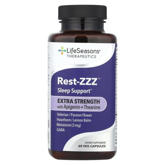Основное фото товара Therapeutics Rest-ZZZ With Apigenin +Theanine, Поддержка сна, 60 
