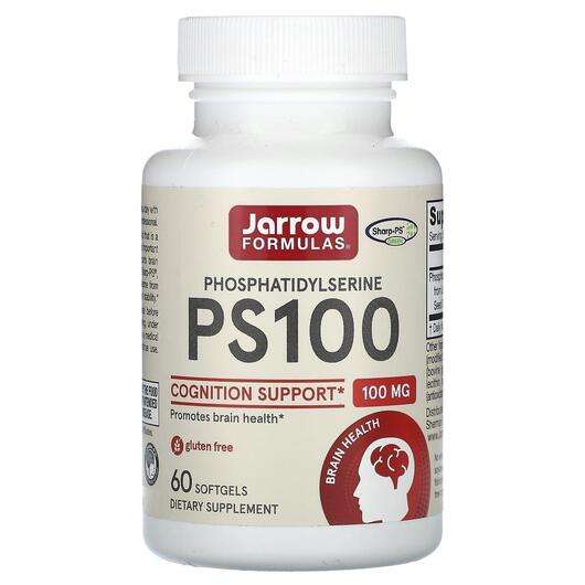 Основное фото товара Jarrow Formulas, Фосфатидилсерин 100 мг, PS 100, 60 капсул