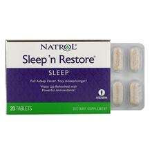 Natrol, Sleep 'n Restore 20, Підтримка сну, 20 таблеток