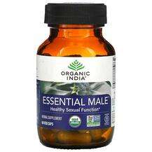 Organic India, Essential Male Healthy Sexual Function, 60 Veg ...