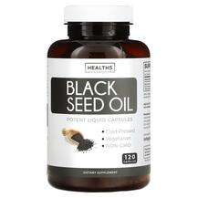 Healths Harmony, Черный тмин, Black Seed Oil, 120 капсул
