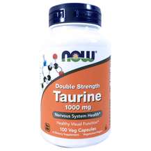 Now, Double Strength Taurine 1000 mg, 100 Capsules