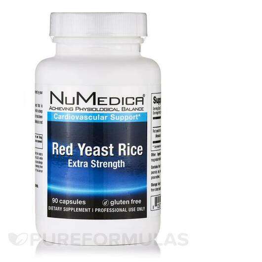 Основное фото товара NuMedica, Красный дрожжевой рис, Red Yeast Rice Extra Strength...