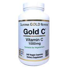 California Gold Nutrition, Gold C Vitamin C 1000 mg, 240 Capsules
